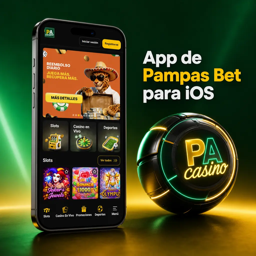 App de Pampas Bet para iPhone y iPad: instalación gratuita como PWA, requisitos mínimos y pasos para mantenerla actualizada en iOS.