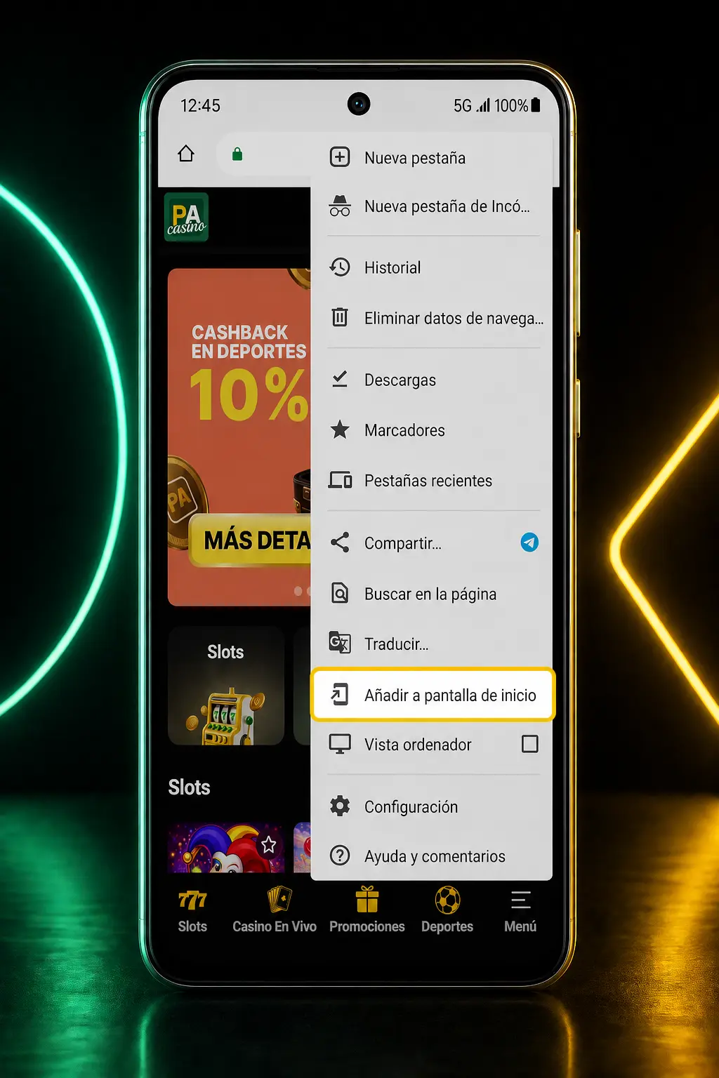 Pasos para descargar e instalar la APK de Pampas Bet en Android desde el sitio oficial
