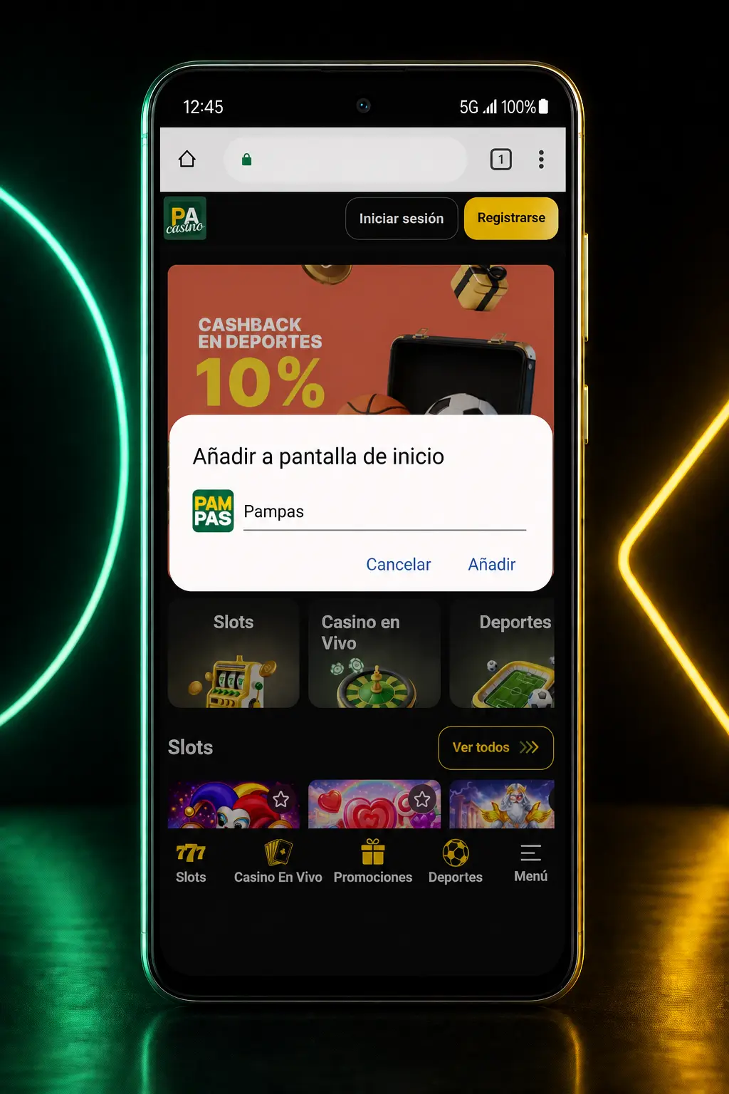 Pasos para descargar e instalar el APK de Pampas Bet en Android desde el sitio oficial