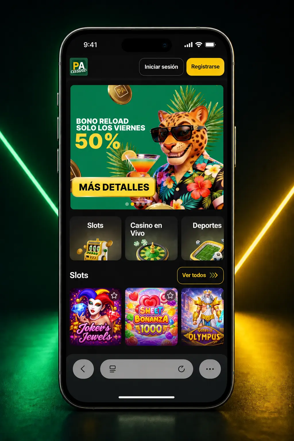 Pasos para descargar e instalar la app de Pampas Bet en iOS desde Safari, sin usar la App Store