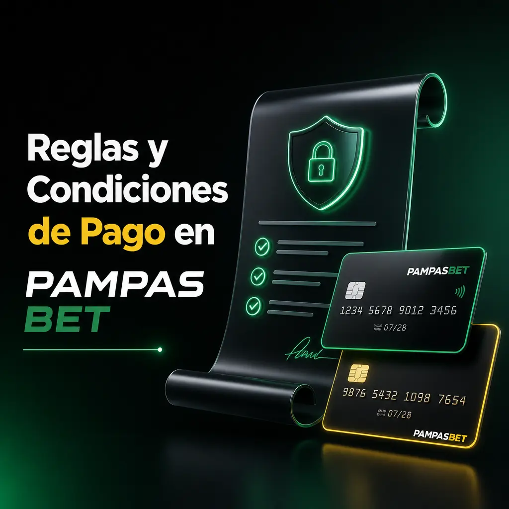 Reglas y condiciones de pago en Pampas Bet: verificación de identidad, límites de retiro y requisitos de apuesta en Argentina.